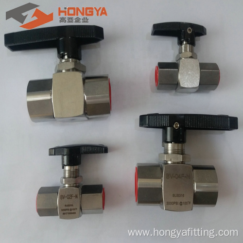 Stainless Steel NPT ball Valve for extractor system